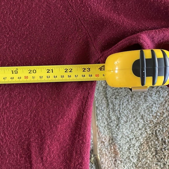 Vintage Christian Dior Pullover - Burgundy, Size: L - Picture 7 of 7